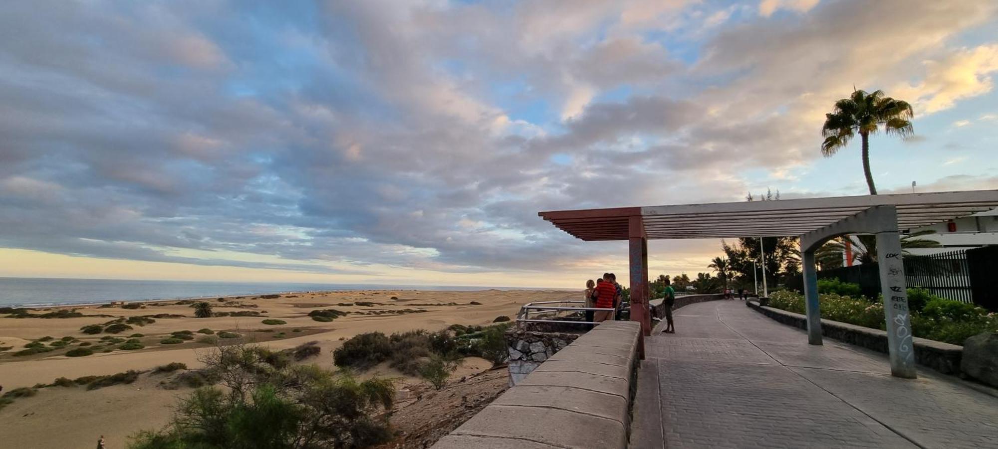 Apartment With Sea View Close To Dunes Of Playa Del Ingles ซานบาร์โตโลเม ภายนอก รูปภาพ