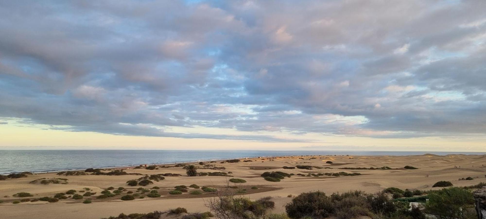 Apartment With Sea View Close To Dunes Of Playa Del Ingles ซานบาร์โตโลเม ภายนอก รูปภาพ