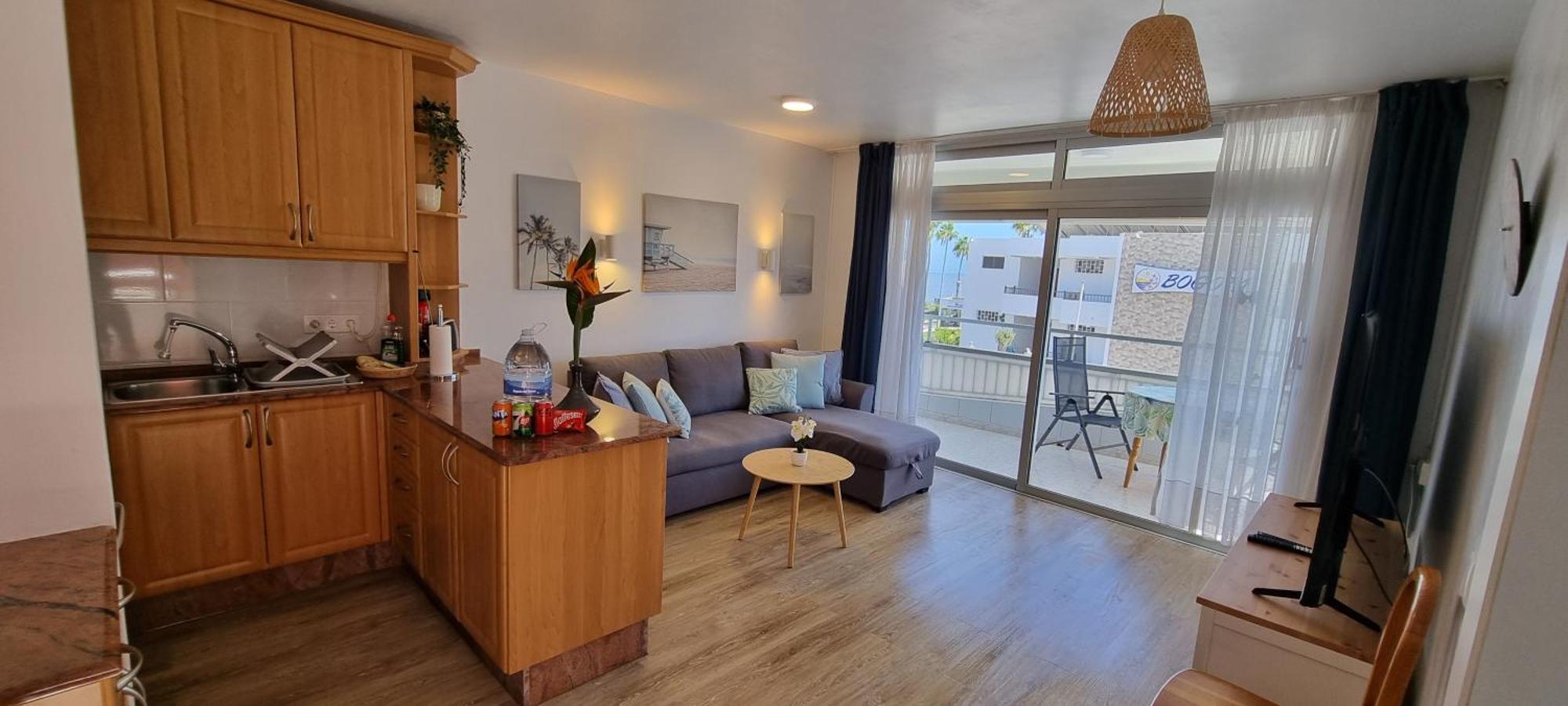 Apartment With Sea View Close To Dunes Of Playa Del Ingles ซานบาร์โตโลเม ภายนอก รูปภาพ